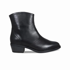 Comfortable ankle Comfortable Step Montana: Black Leather