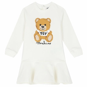 Moschino Baby Girl Toy Bear Graphic Dress Adorable