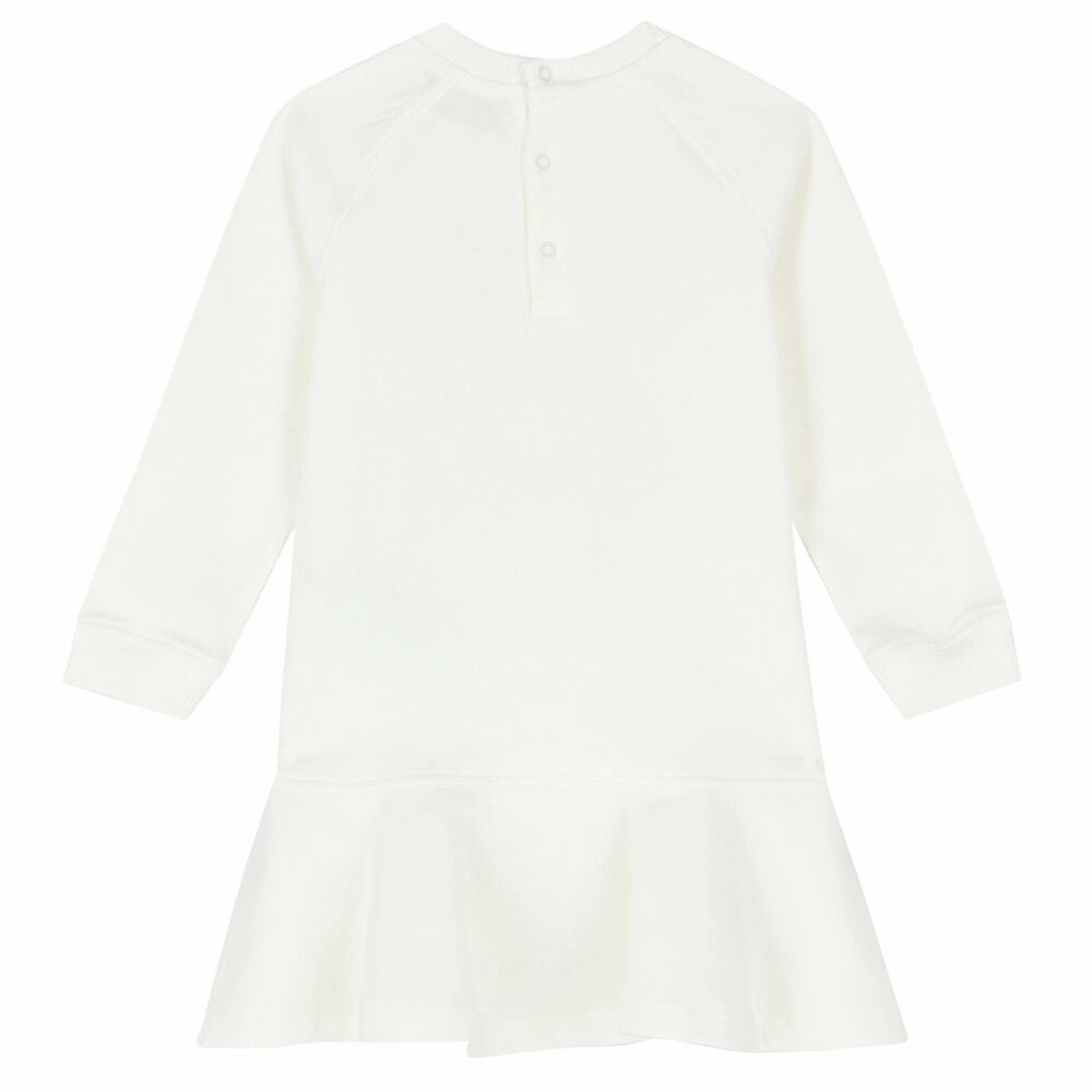 Fuzzy Moschino Baby Girl Toy Bear Graphic Dress