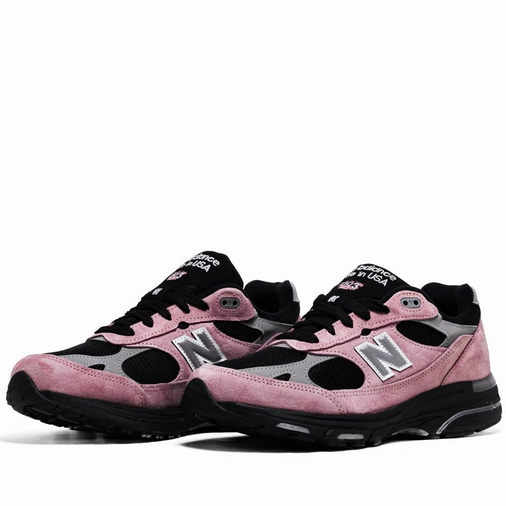 Bright Accents New Balance Made in USA 993 - Pink Taffy/Black