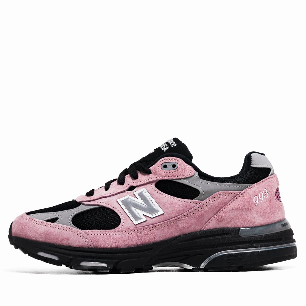 New Balance Made in USA 993 - Pink Taffy/Black Wide Step