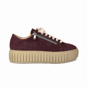 Shock Dissipating Midsole Quick Drying Inner Layer Track: Plum Suede