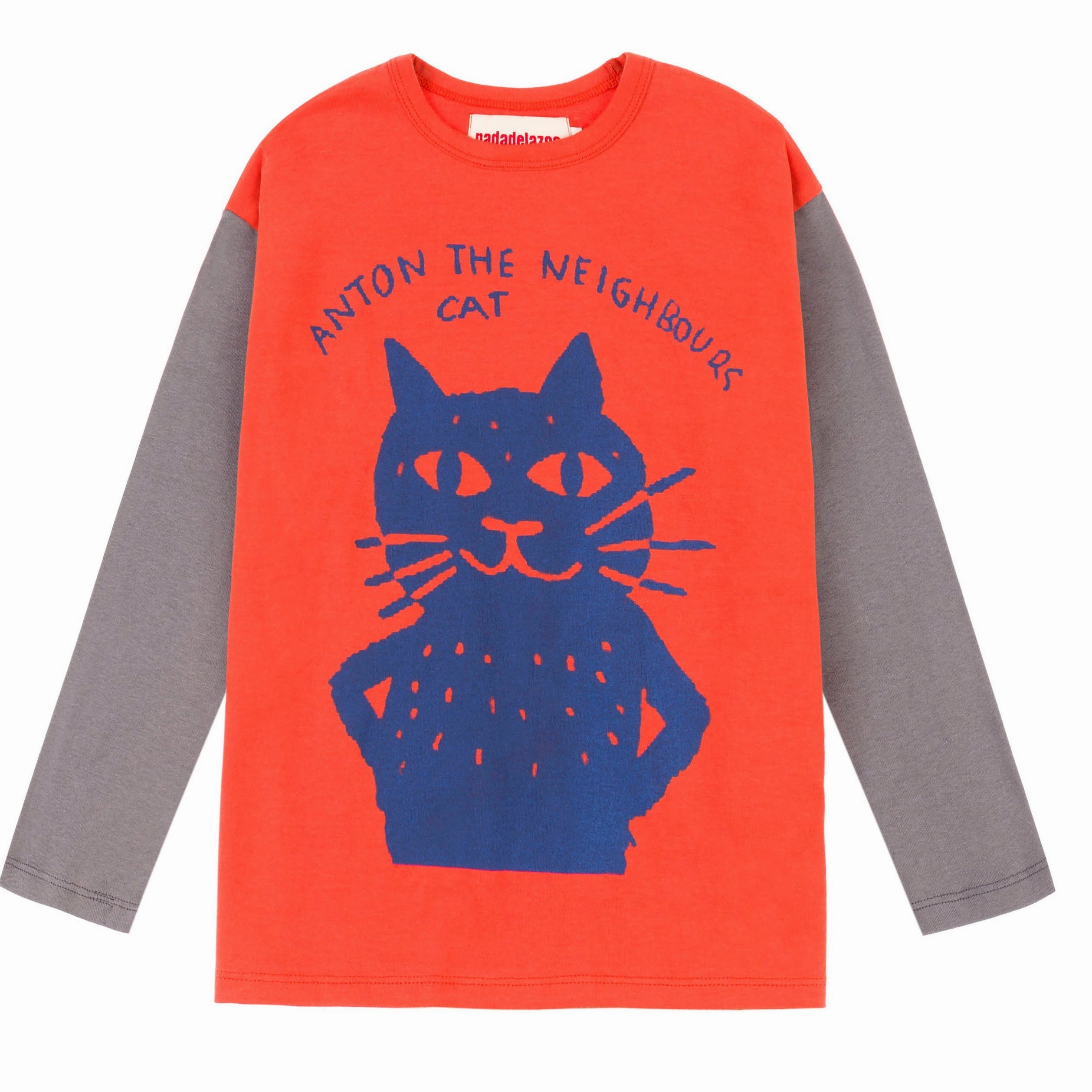 Soft kids' fabrics Adorable nadadelazos Kids Long Sleeve T-shirt - Cat