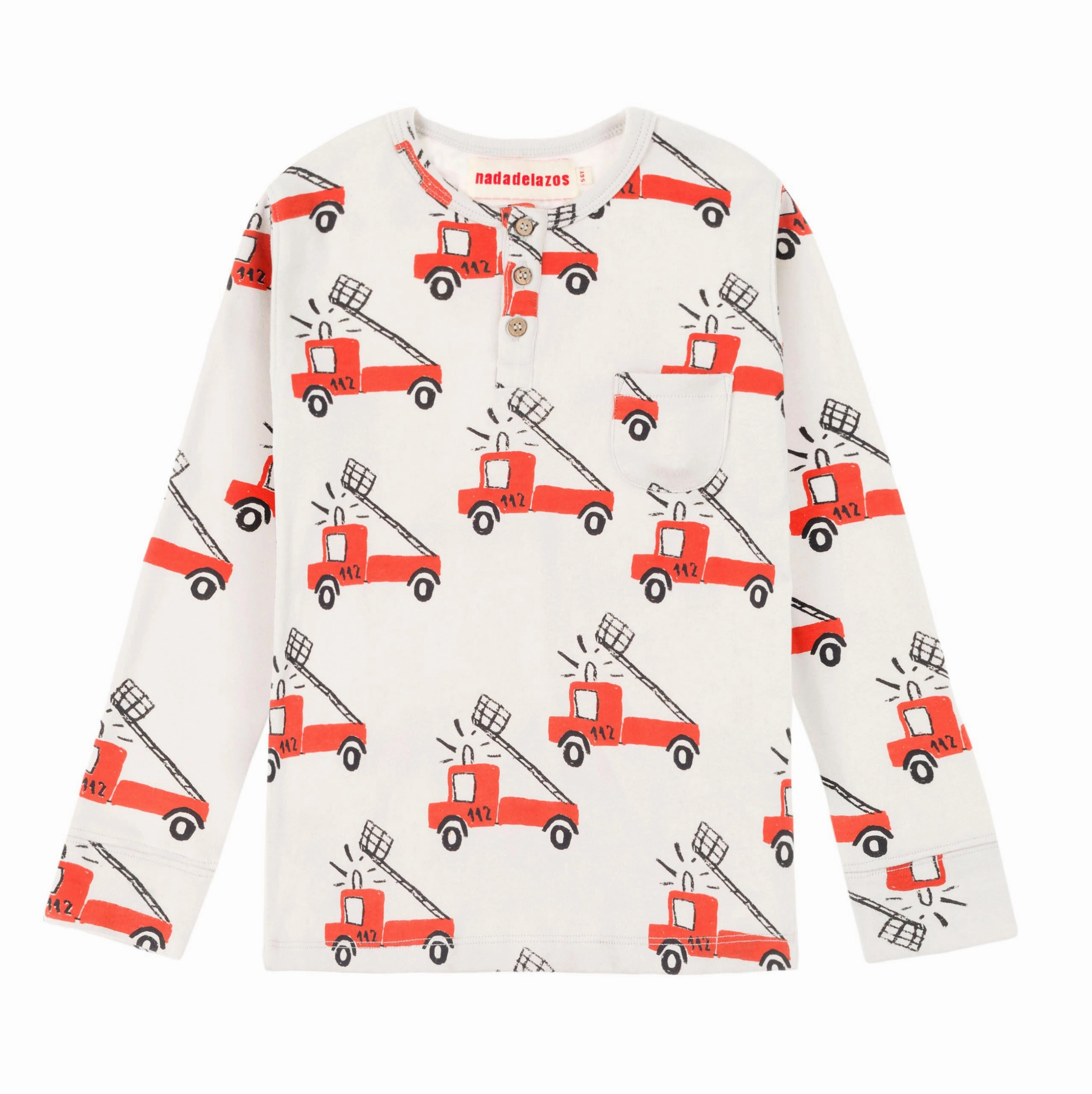 nadadelazos T-shirt Fire BRIGADE TSH.4.560 FIR Curvy Cozy