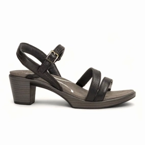 Travel Slip Comfortable Sockliner Naot Bounty Supreme Heeled Sandal (Women) - Soft Black Leather