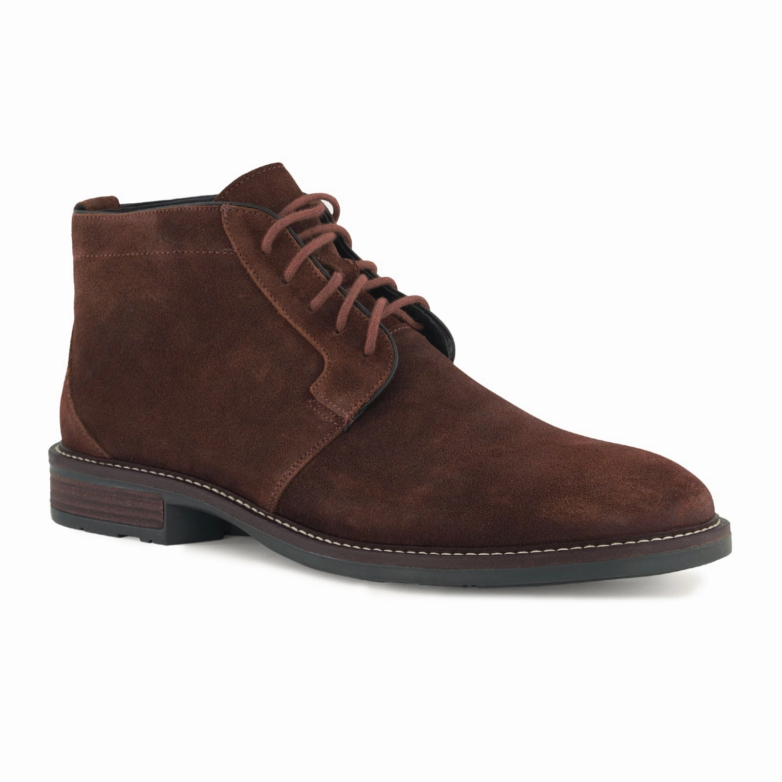 Durable Leather Naot Commander Ankle Boot (Men) - Seal Brown Suede