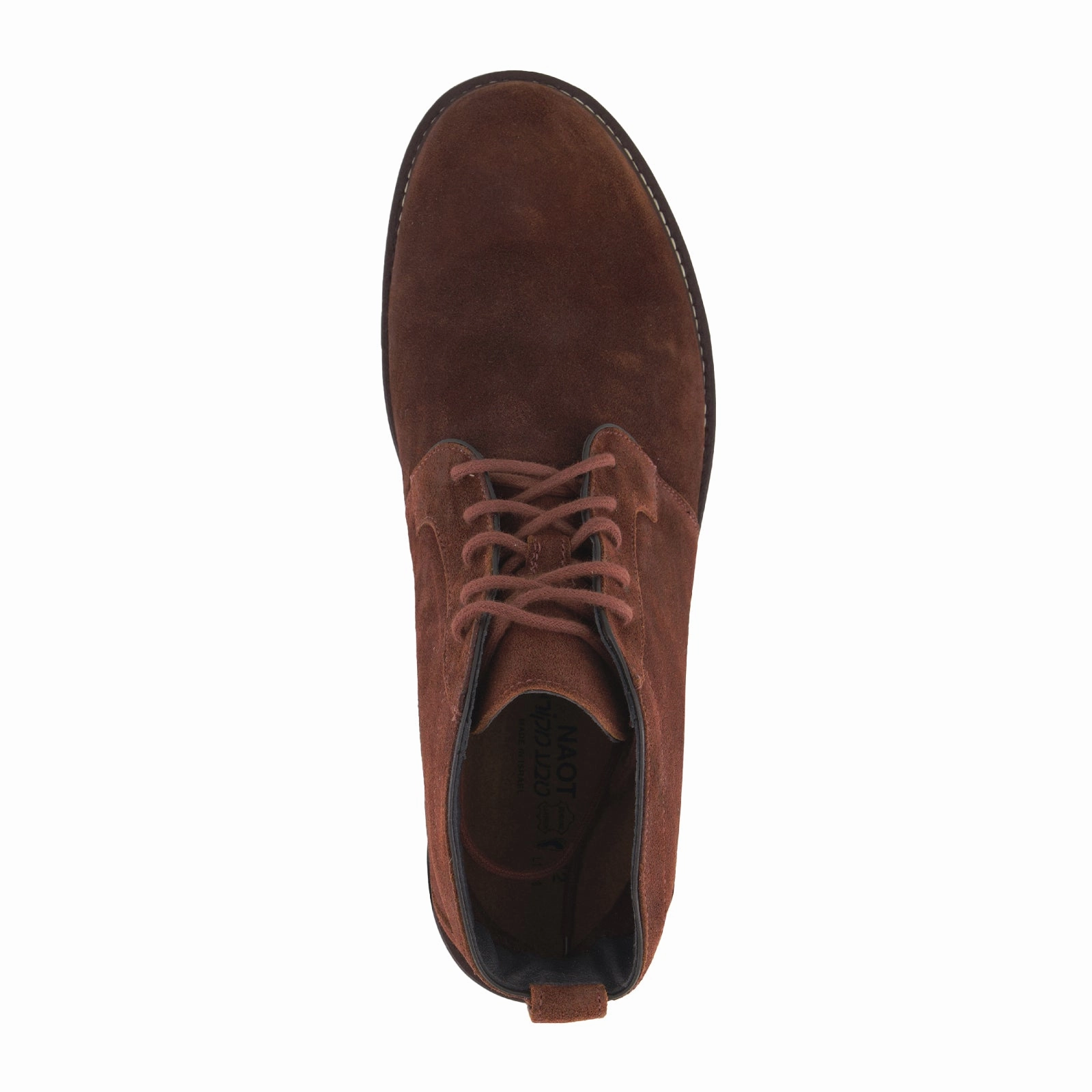 Strappy Naot Commander Ankle Boot (Men) - Seal Brown Suede