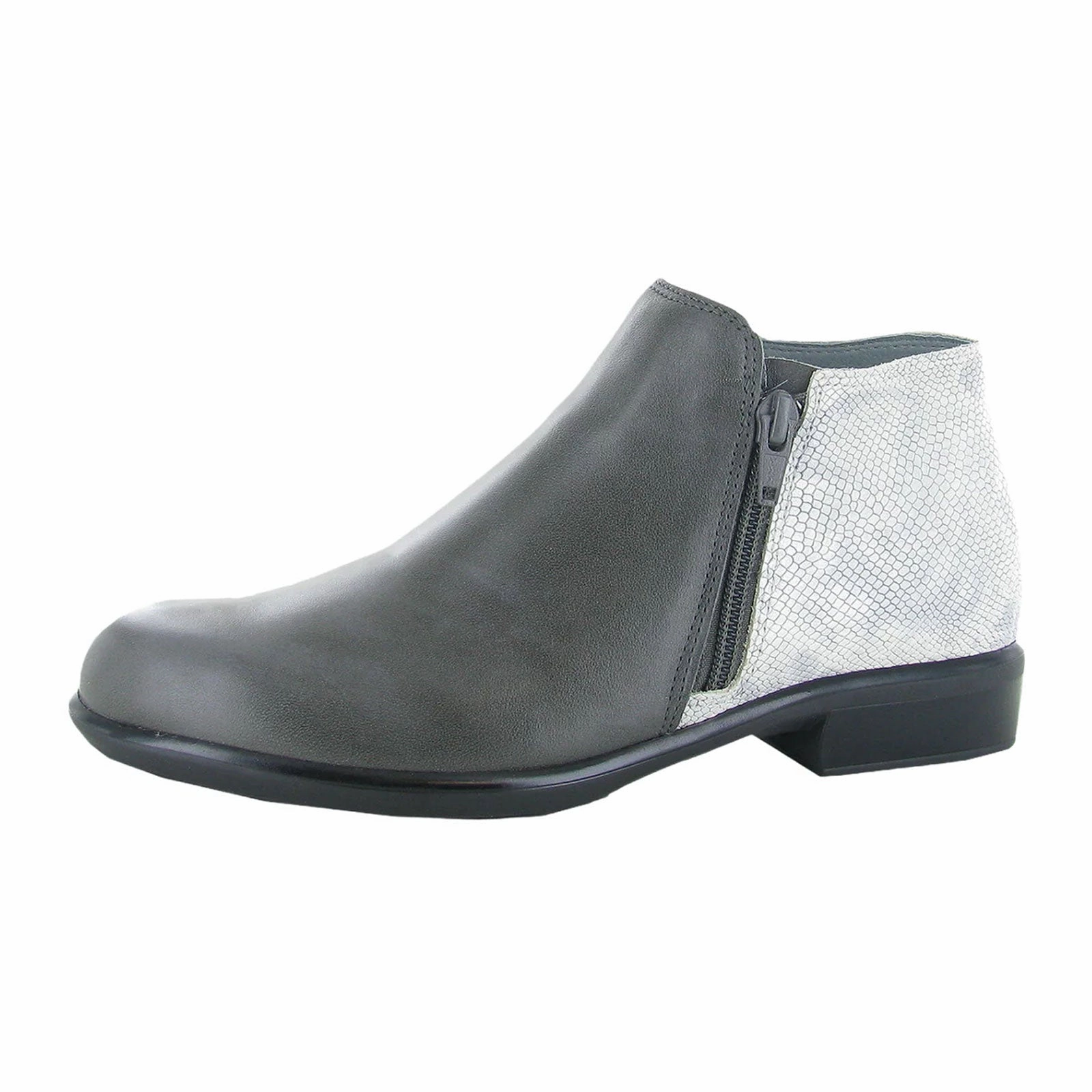 Naot Helm Ankle Boot (Women) - Tin Grey/Silver Snake Form Neat Breathable Casual Shoes