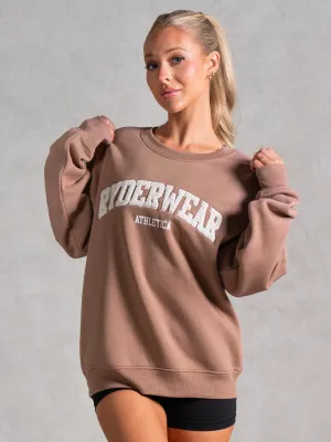 Athletica Sweater - Mocha Relaxed Layer