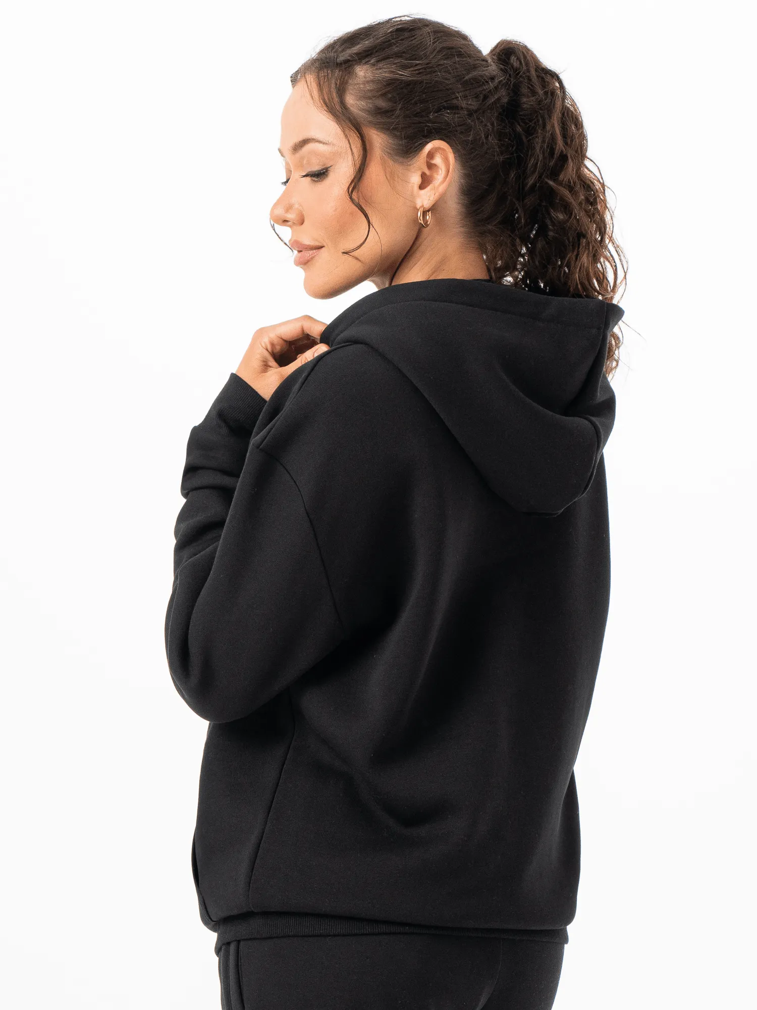 Unisex Hoodie - Black Functional Design Music