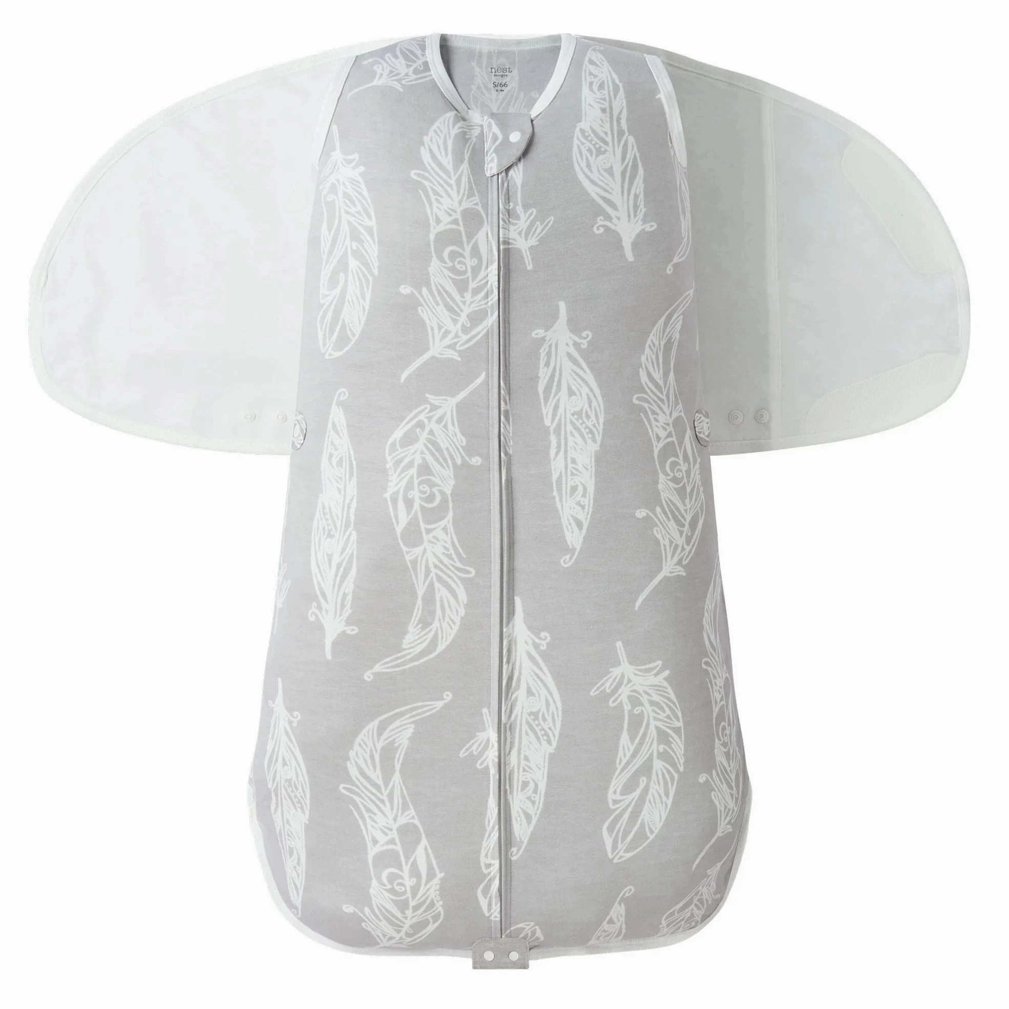 Party clothes for children Sequined kids' outfits Nest Designs Baby 0.25 TOG Bamboo Jersey Swaddle Sleep Bag - Feather Grey