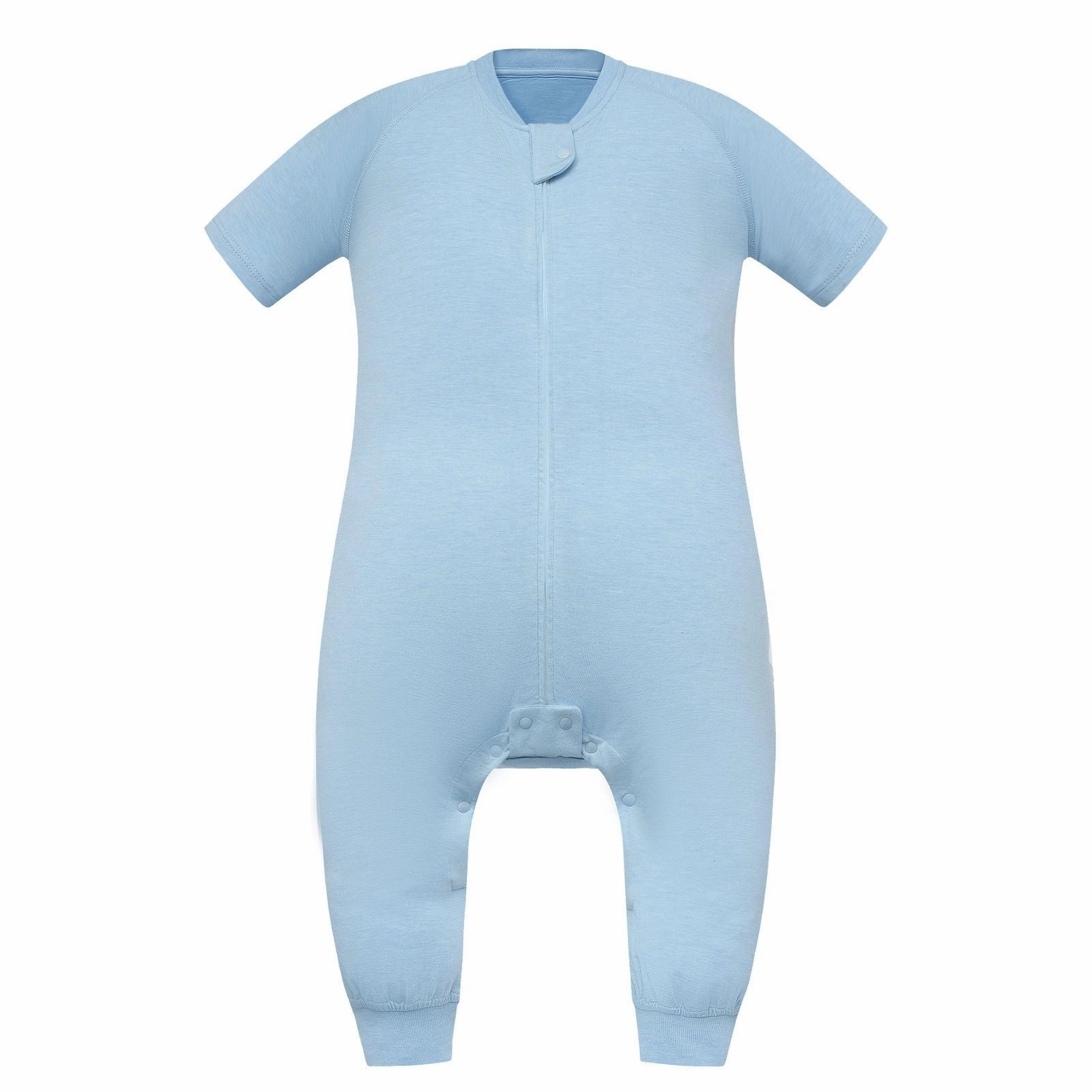 Nest Designs Kids/Baby 0.6 TOG Short Sleeve Footed Sleep Suit (Bamboo Jersey) - Forget-Me-Not Anti - Bacterial Glossy