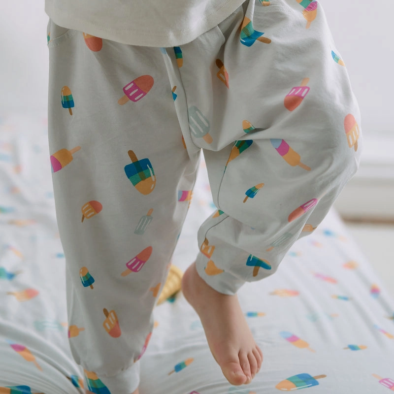 Family gathering clothes for kids Nest Designs Kids Harem Pants (Bamboo Jersey) - Summer Pops