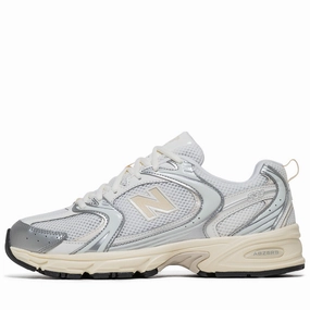 Style Expression New Balance 530 - Silver Metallic/Linen
