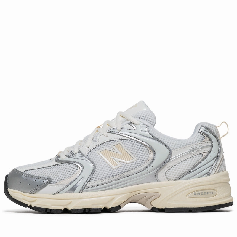 Style Expression New Balance 530 - Silver Metallic/Linen