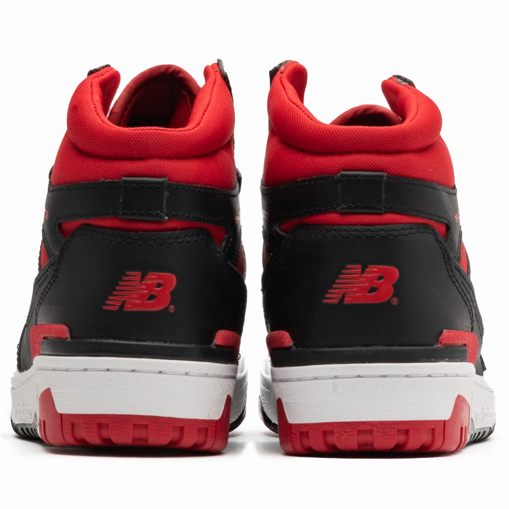 New Balance 650R - Black/Red Slip On Style