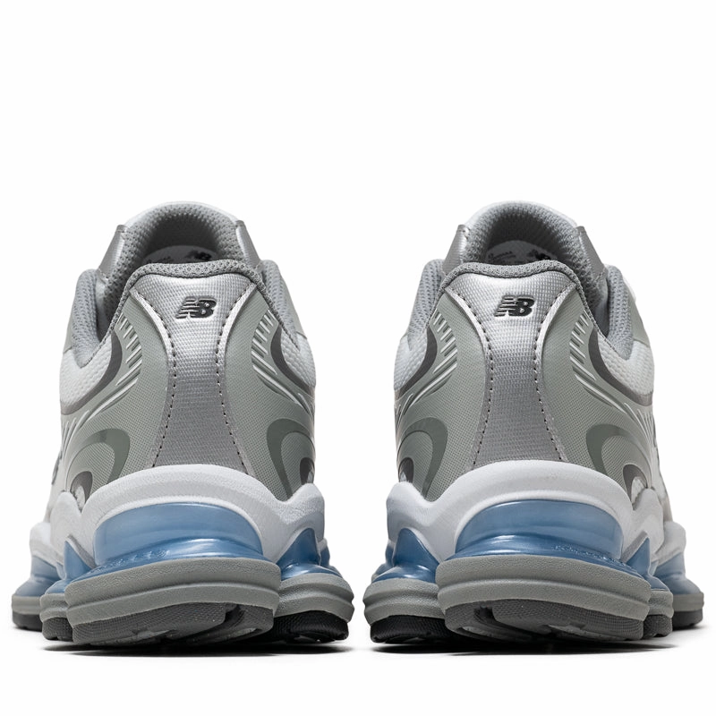 Premium Leather Shoes New Balance ABZORB 2000 - White/Silver Metallic