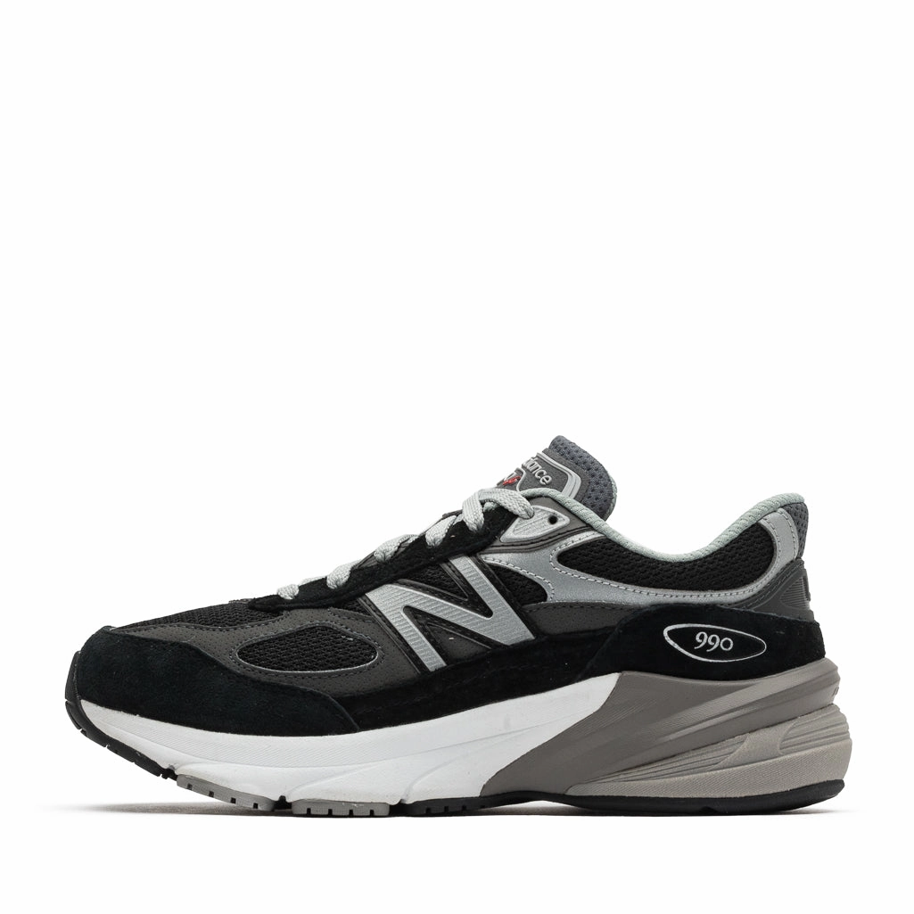 New Balance FuelCell 990v6 (GS) - Black/Silver Support System Casual Style Shoes