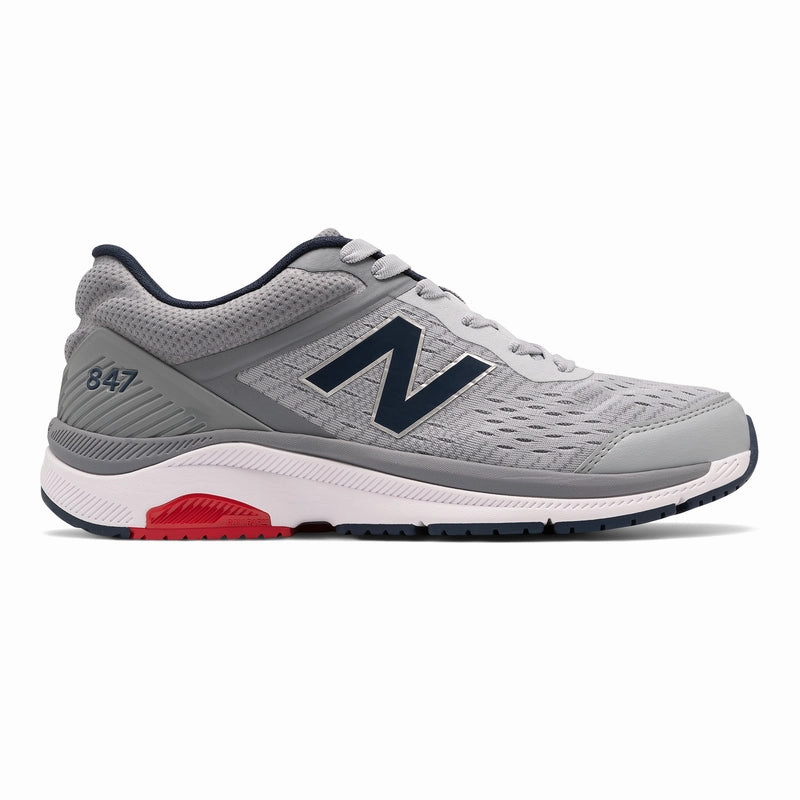 New Balance Men's MW847 Silver Mink trend - following shoes track and field shoes