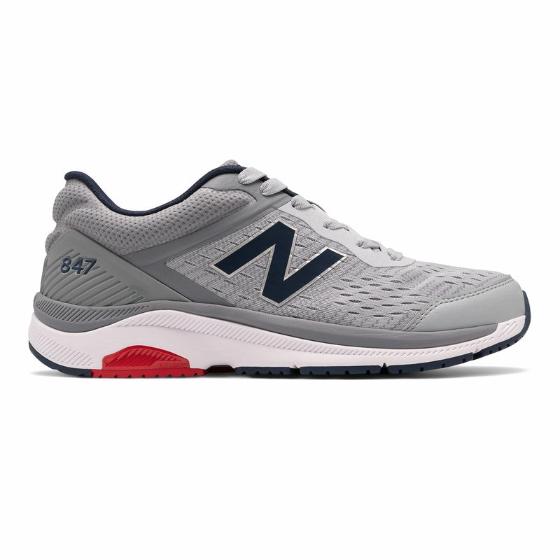 New Balance Men's MW847 Silver Mink fitness challenge shoe aim