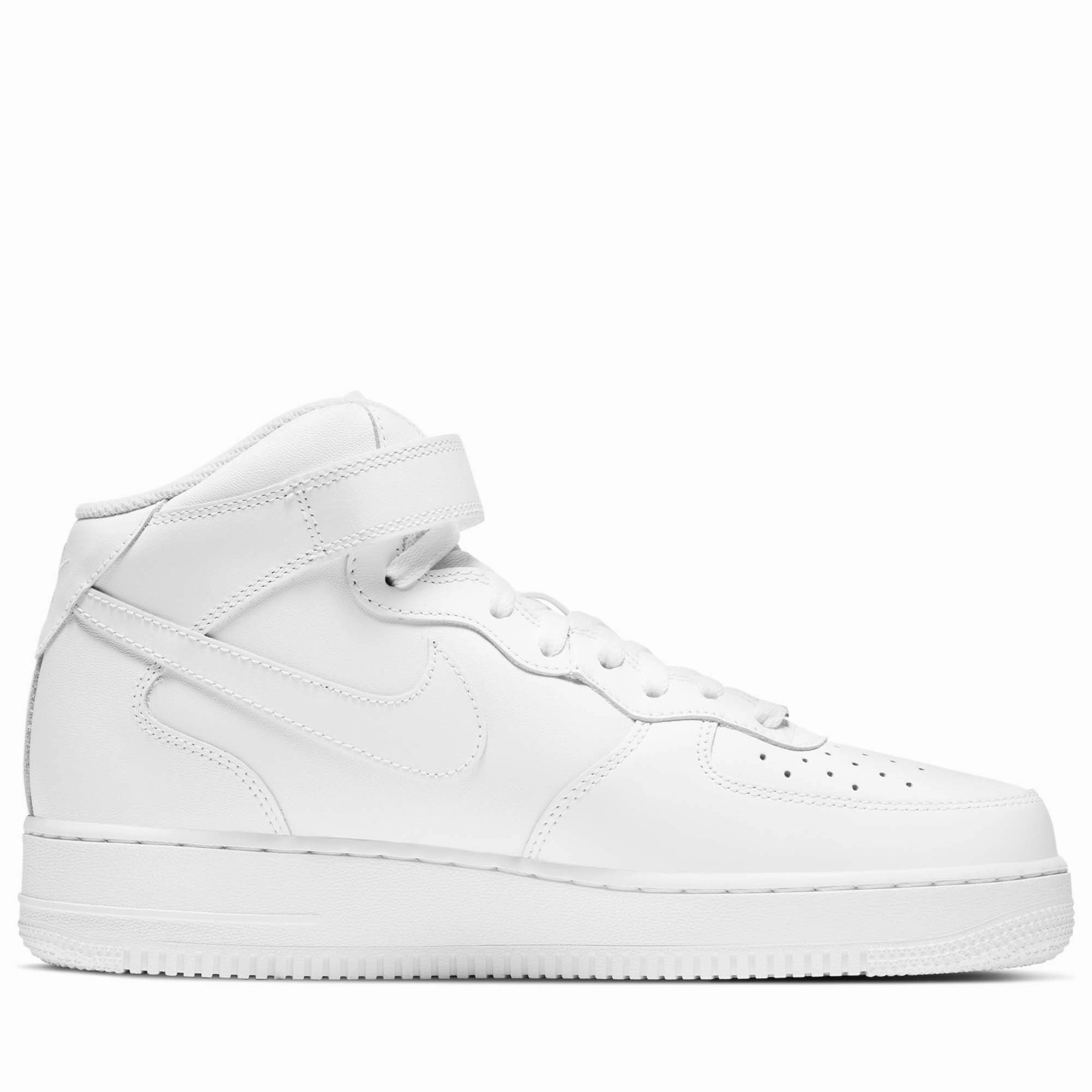 Casual Style Shoes Grip Lane Nike Air Force 1 Mid '07 - White/White