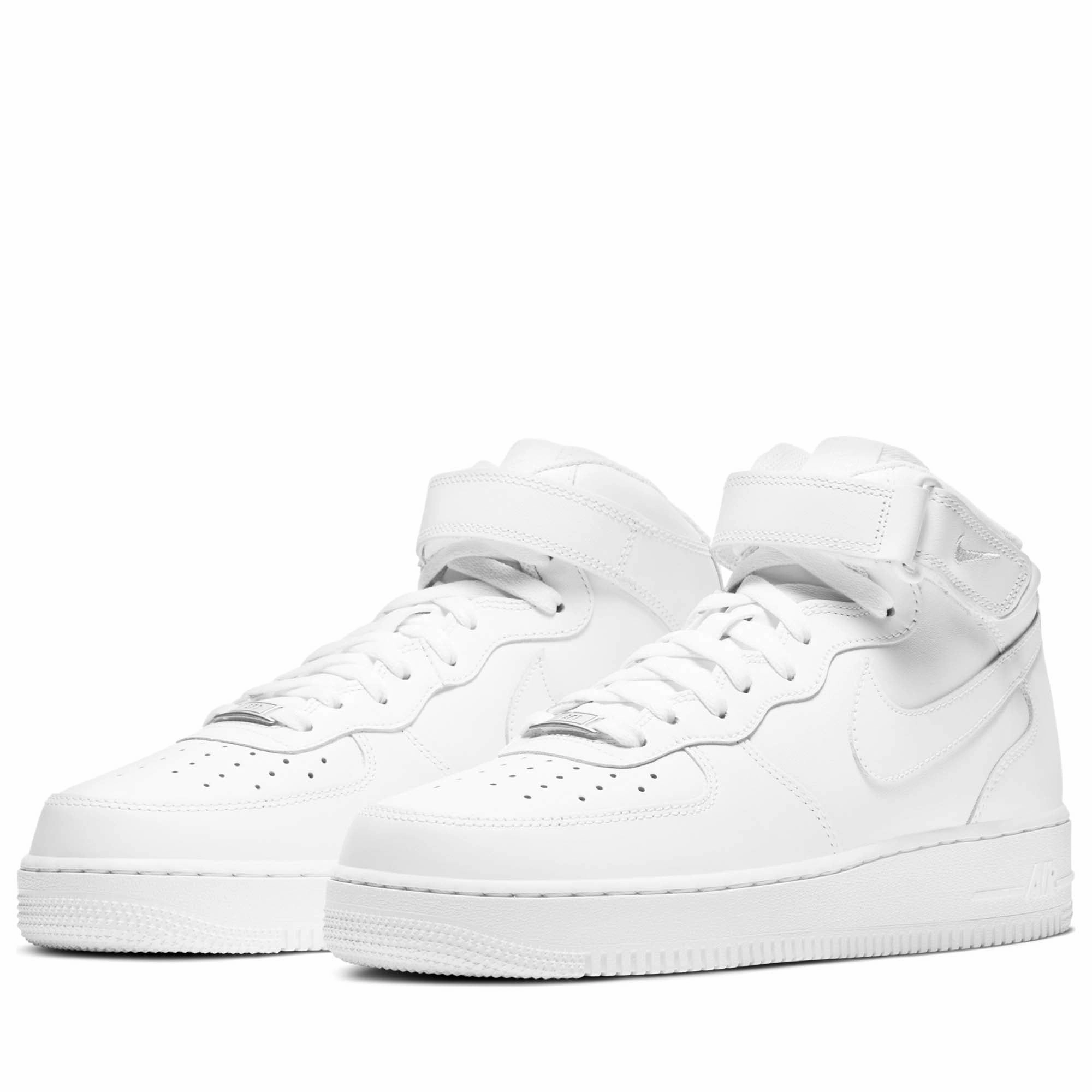 Clean Path Hold Safe Nike Air Force 1 Mid '07 - White/White