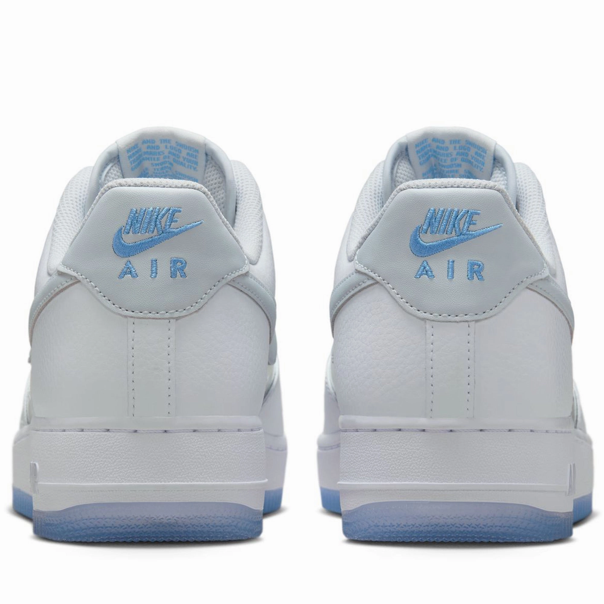 Soft Leather Slip-ons Nike Air Force 1 Retro - White/Pure Platinum