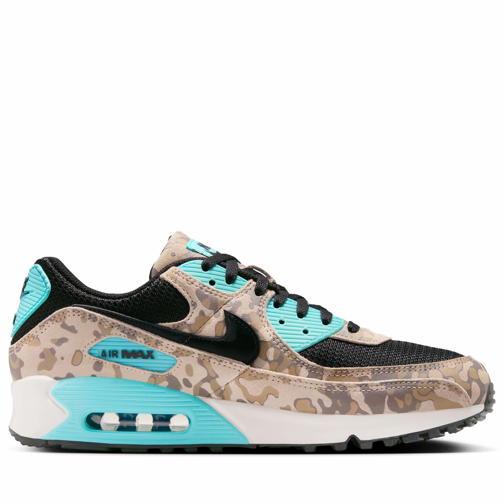 Clear Pace Nike Air Max 90 Premium - Sanddrift/Aurora Green