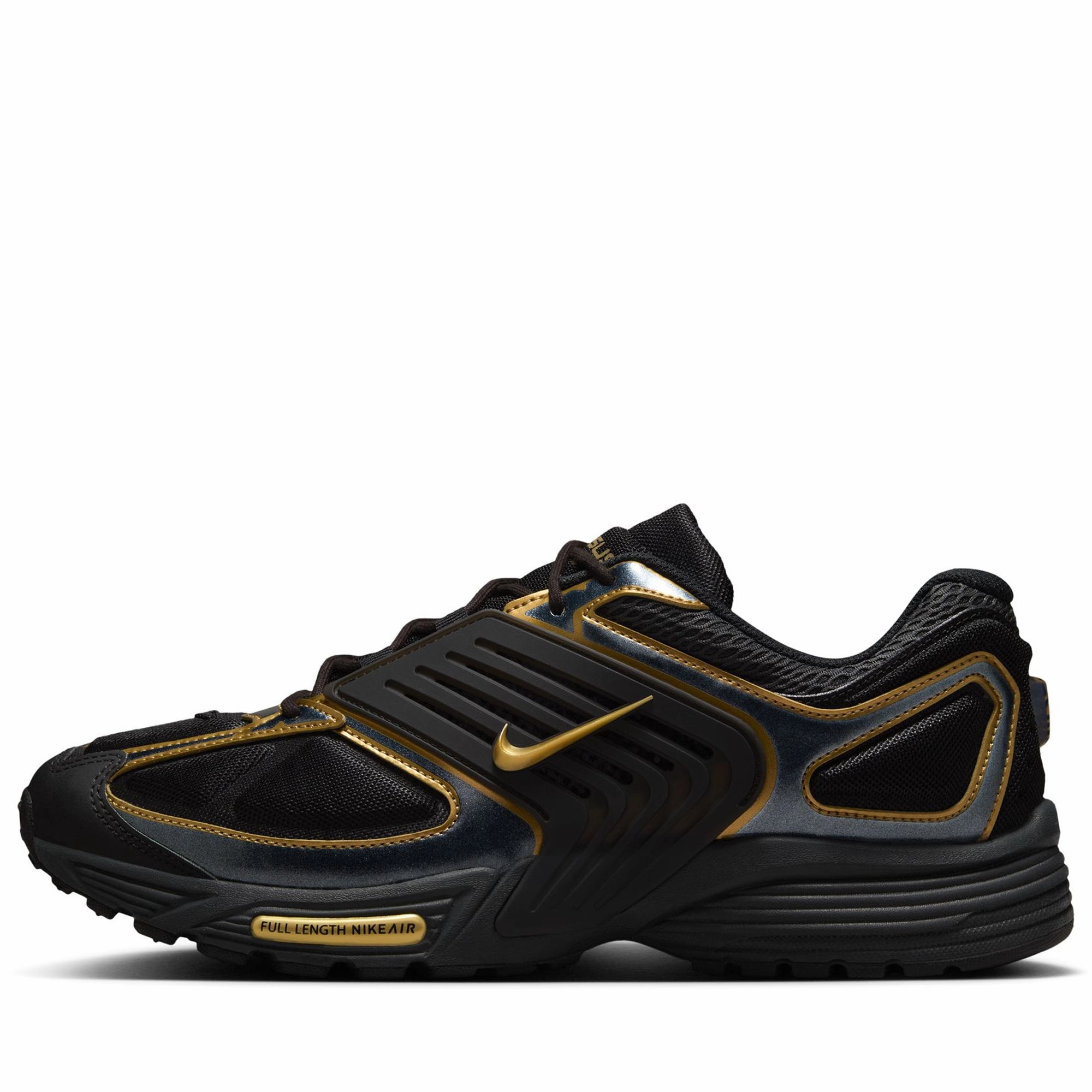 Nike Air Pegasus Wave Premium - Black/Metallic Gold Clean Profile