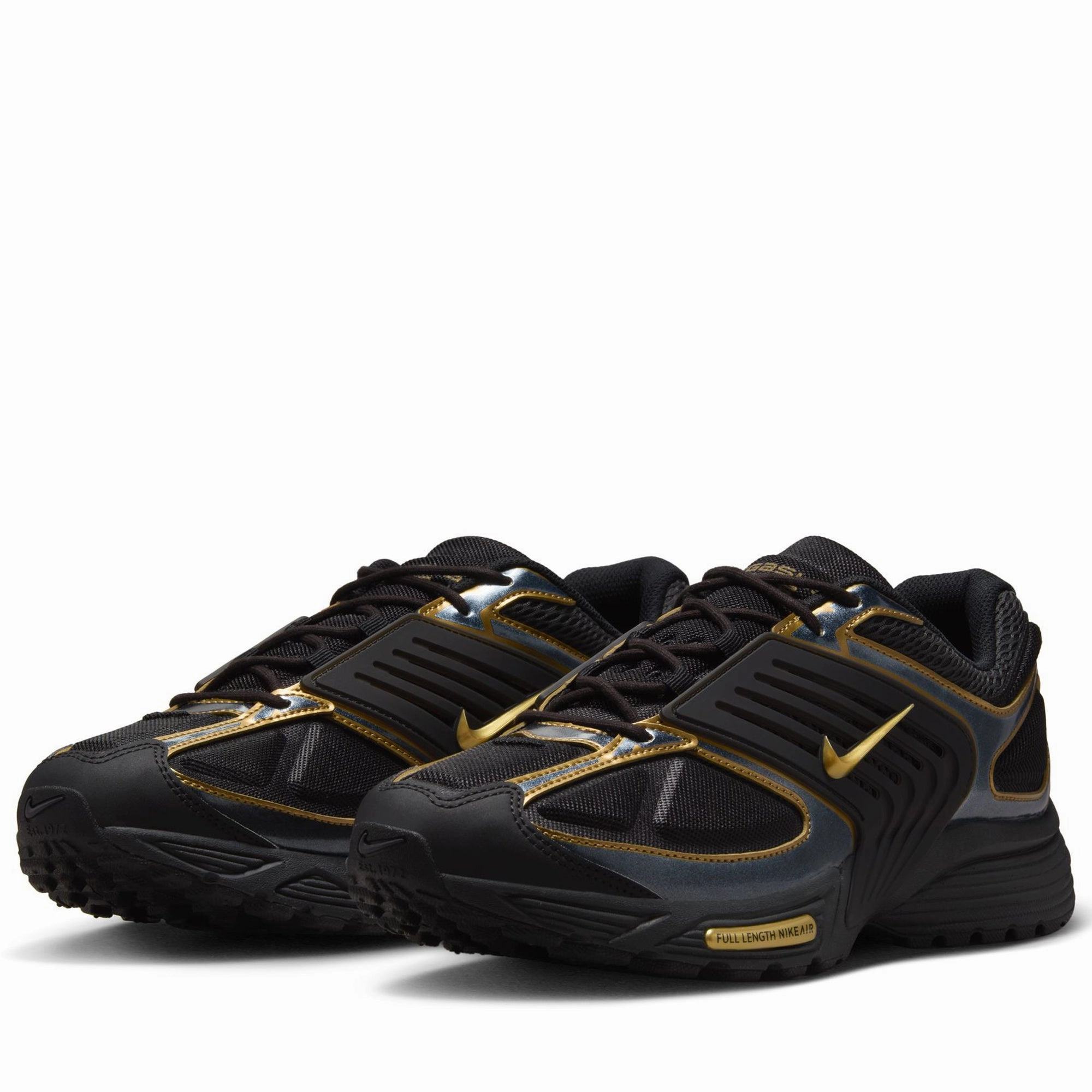 Nike Air Pegasus Wave Premium - Black/Metallic Gold Strappy Travel Light