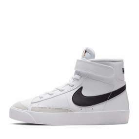 Breathable Slip-Ons Nike Blazer Mid '77 (PS) - White/Black