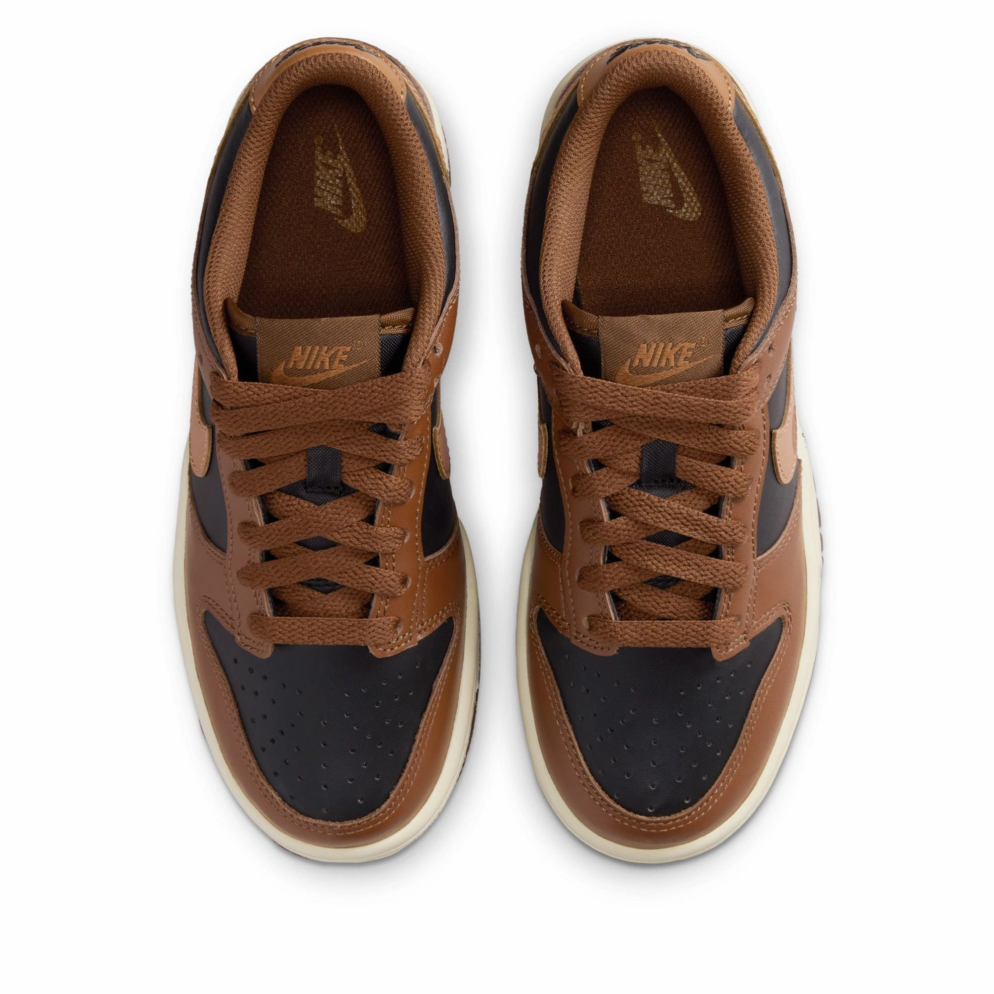 Toe Free Nike Dunk Low (GS) - Black/British Tan