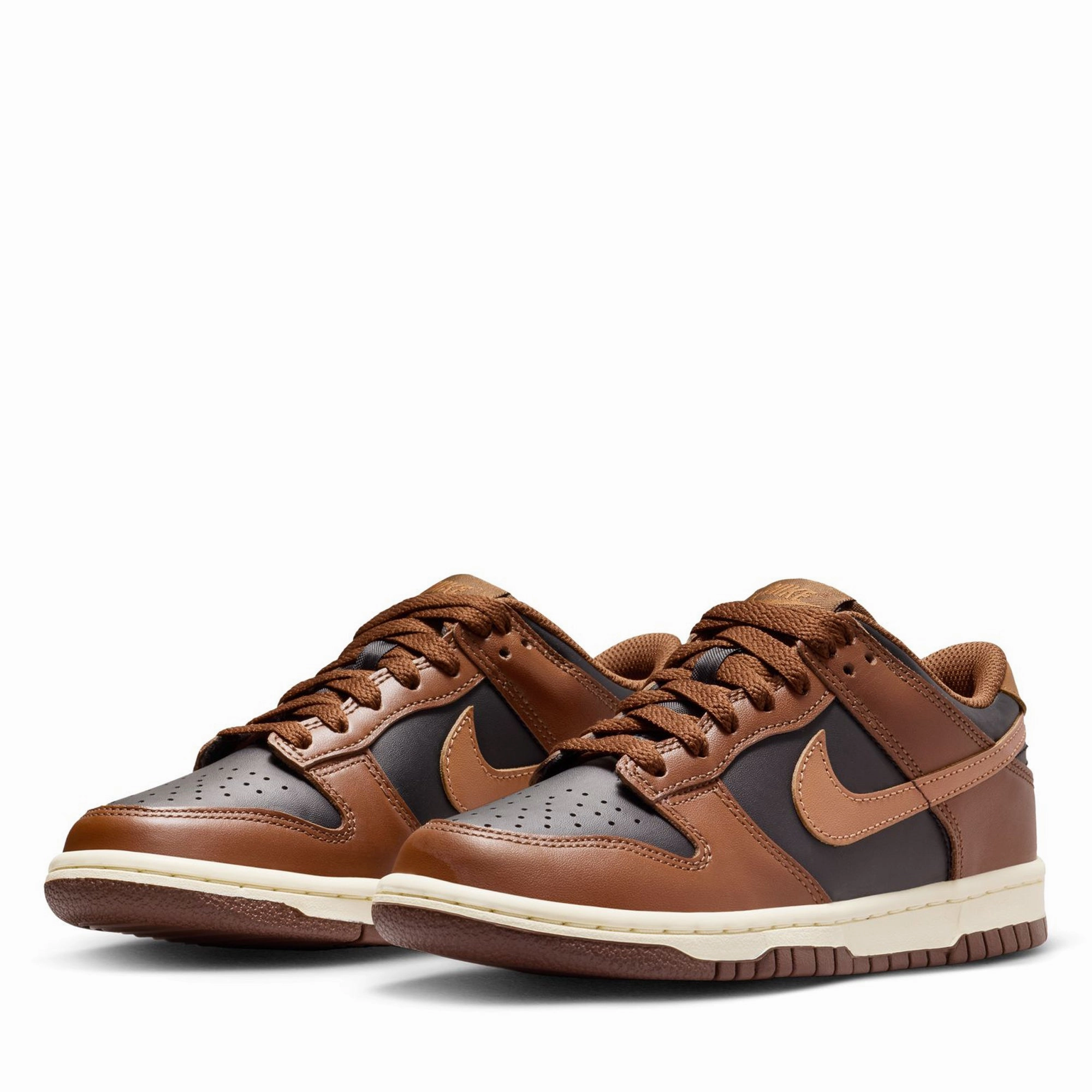 Nike Dunk Low (GS) - Black/British Tan Relaxed Look