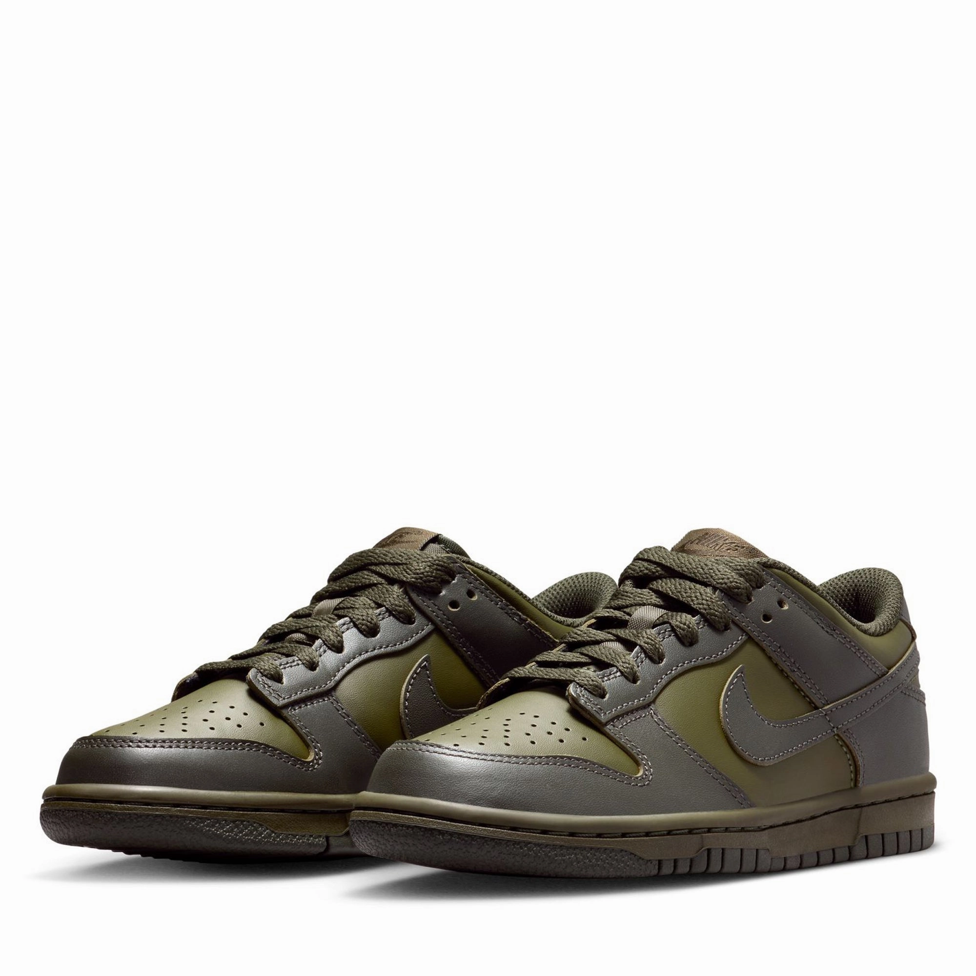 Nike Dunk Low (GS) - Cargo Khaki/University Red Toe Power