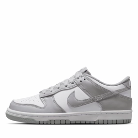Path Smooth Nike Dunk Low (GS) - White/Light Smoke Grey