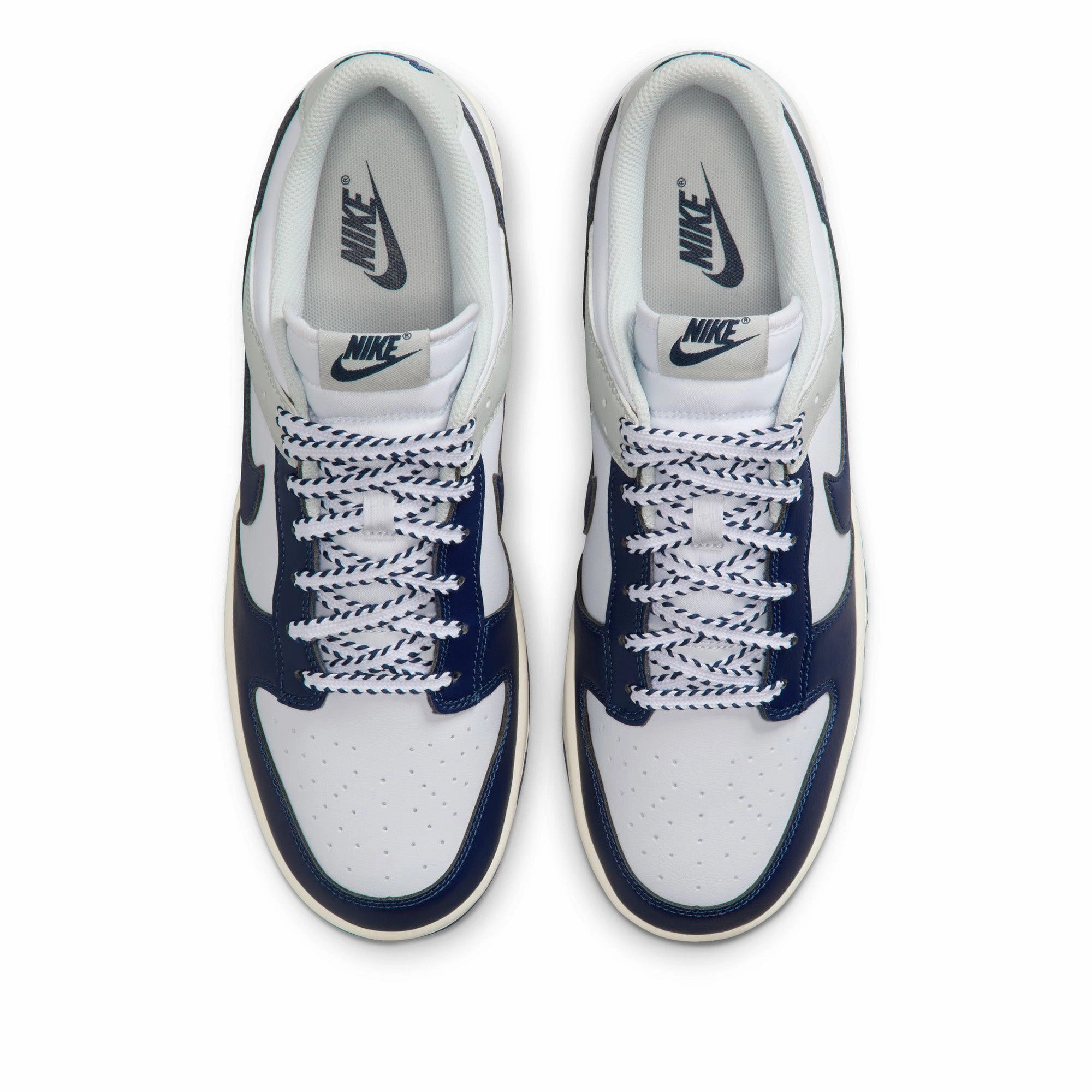Smart Path Nike Dunk Low Retro - White/Midnight Navy