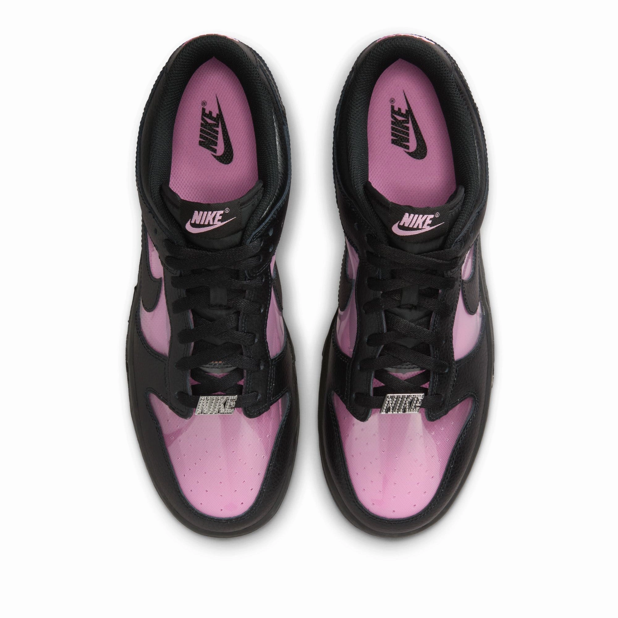Nike Dunk Low Retro Premium - Pink Rise/Black Classic Casual Shoes Classic Leather