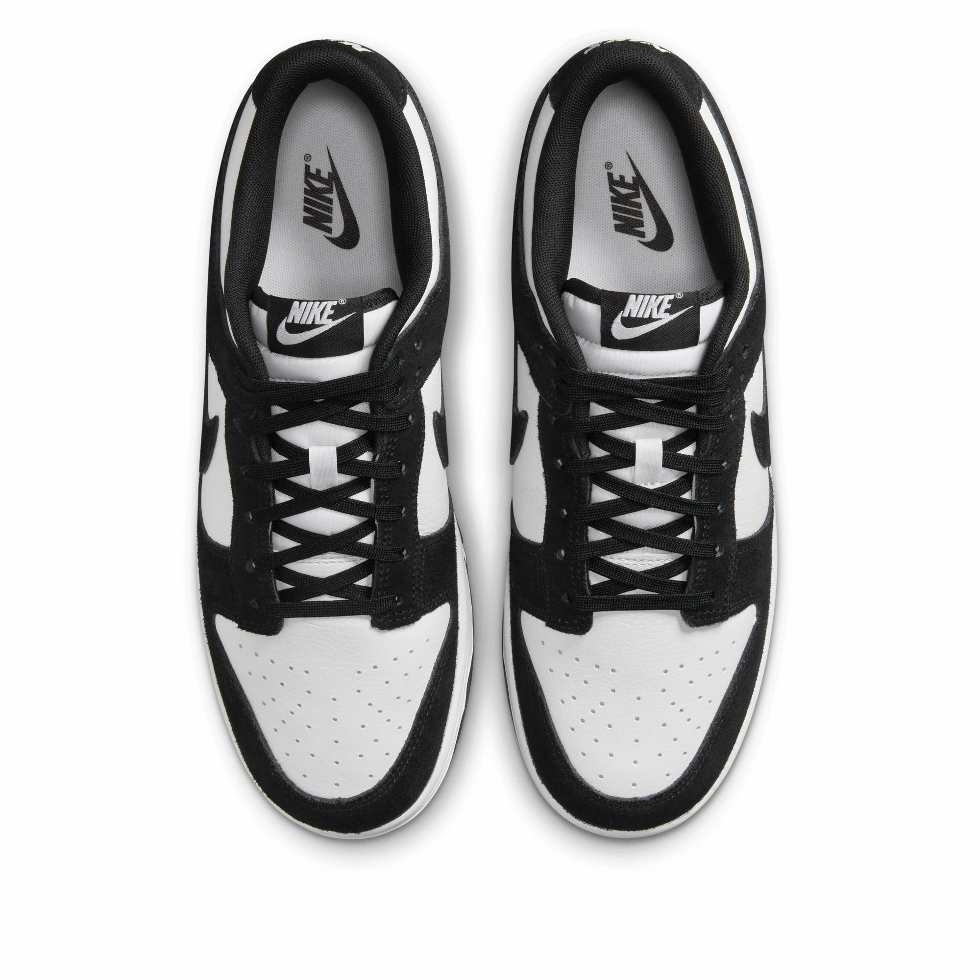 Nike Dunk Low Retro SE 'Suede Panda' - White/Black Orthopedic Design Light support