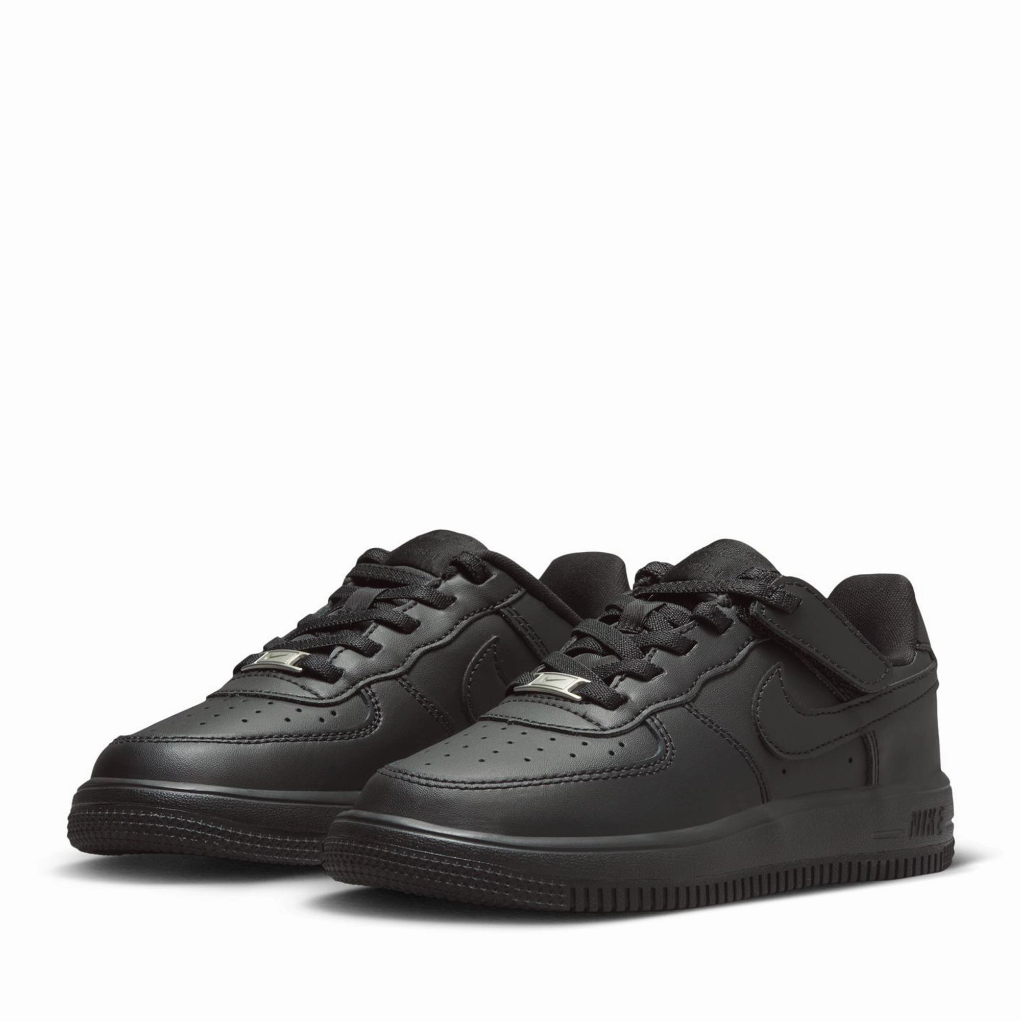 Nike Force 1 Low EasyOn (PS) - Black/Black Cozy Fit Bright Power