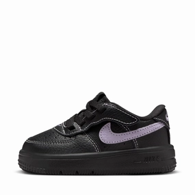 Nike Force 1 Low LV8 Easyon (TD) - Black/Hydrangeas Comfortable Everyday Footwear