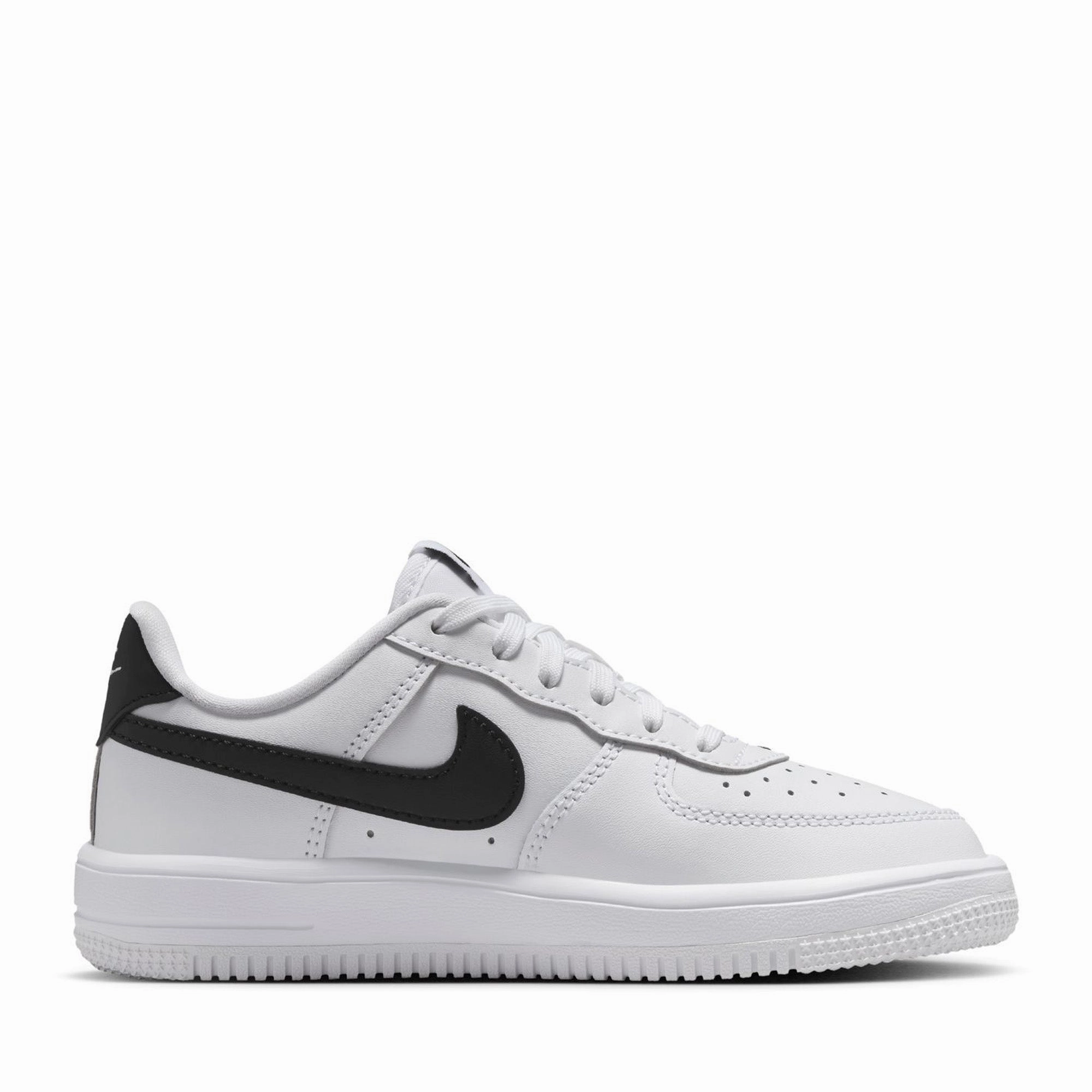 Comfortable Casual Fit Youth Edge Nike Force 1 Low (PS) - White/Black