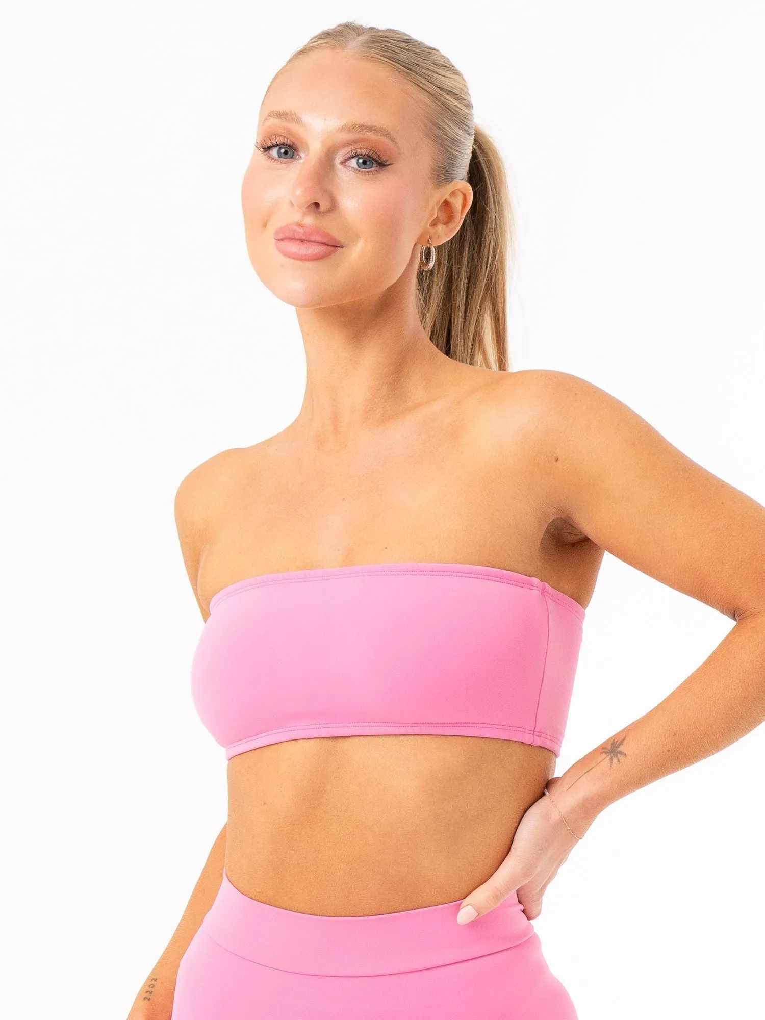 Wide Underband Support NKD Bandeau - Pink