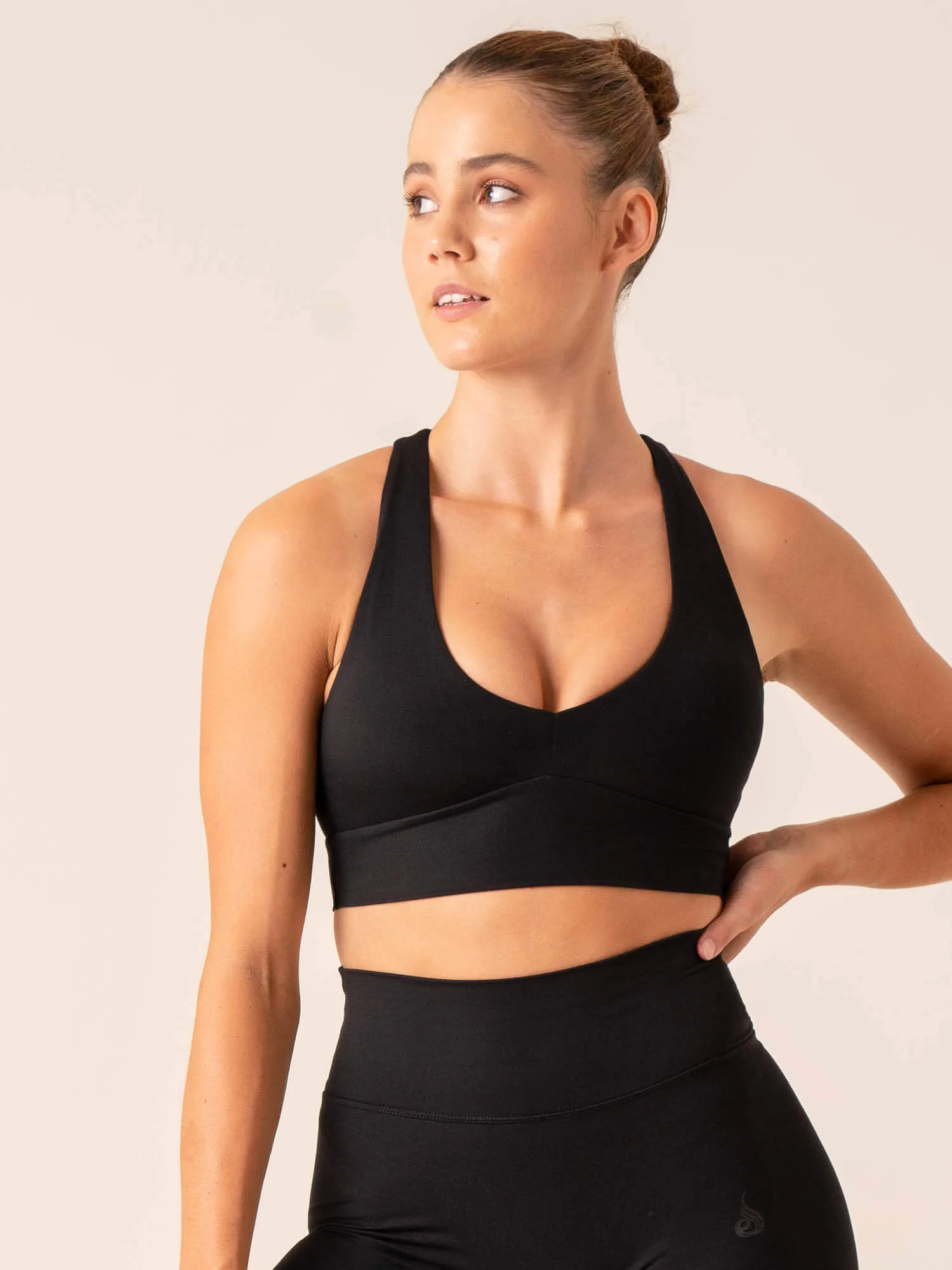 NKD Embody Sports Bra - Black Durable Fabric adults'