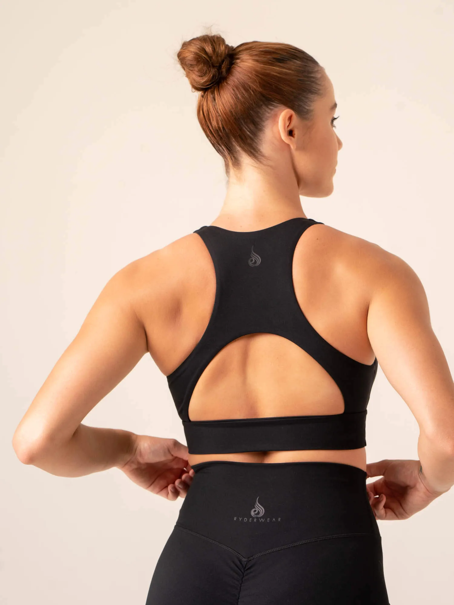 NKD Embody Sports Bra - Black Non-irritating seams Non-Slip Fabric