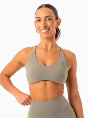 NKD Embody Sports Crop - Desert Sage Zipped seams Loungewear