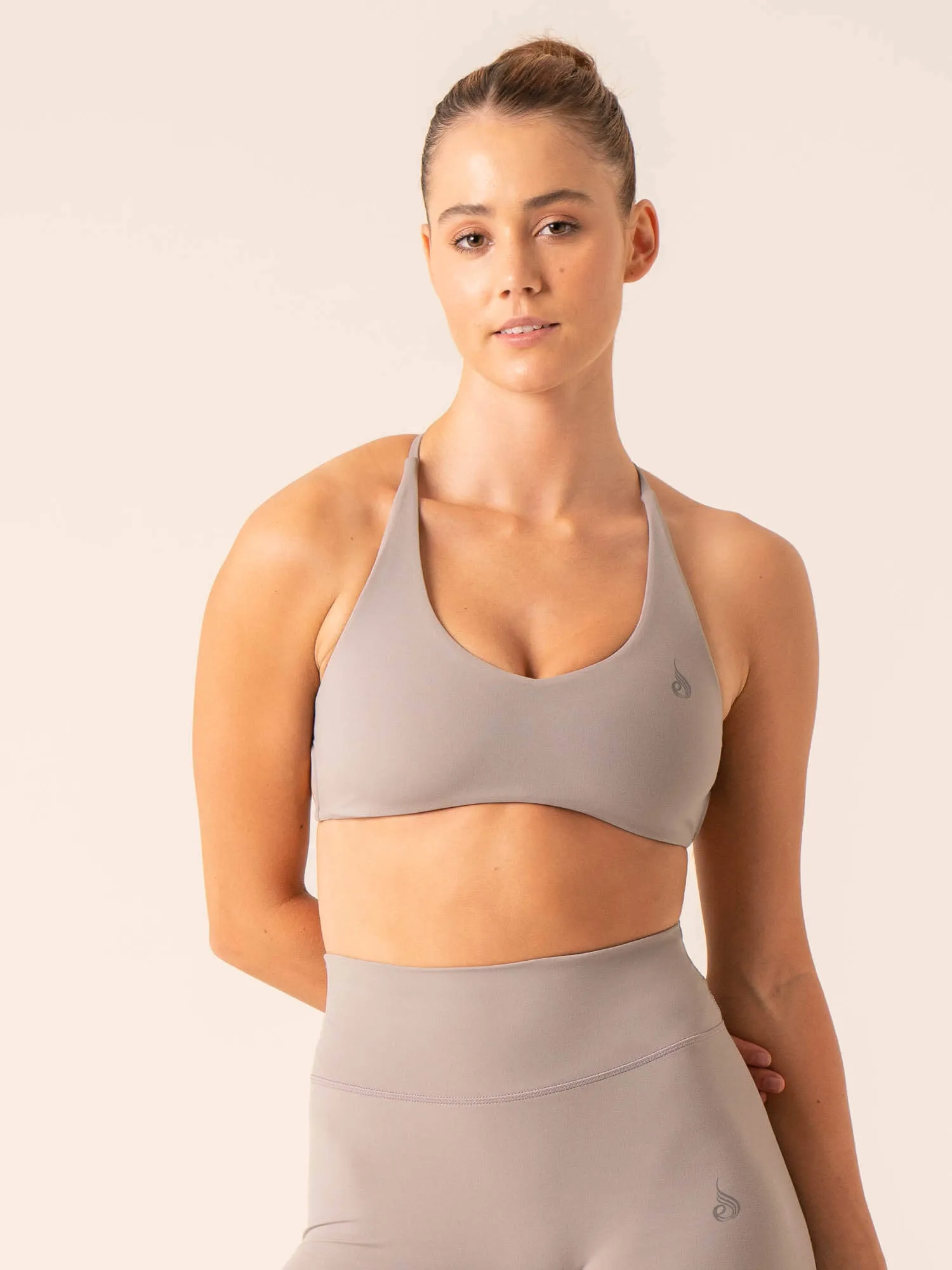 Non-Slip Structure All-Day Material NKD Embody Sports Crop - Steel Grey