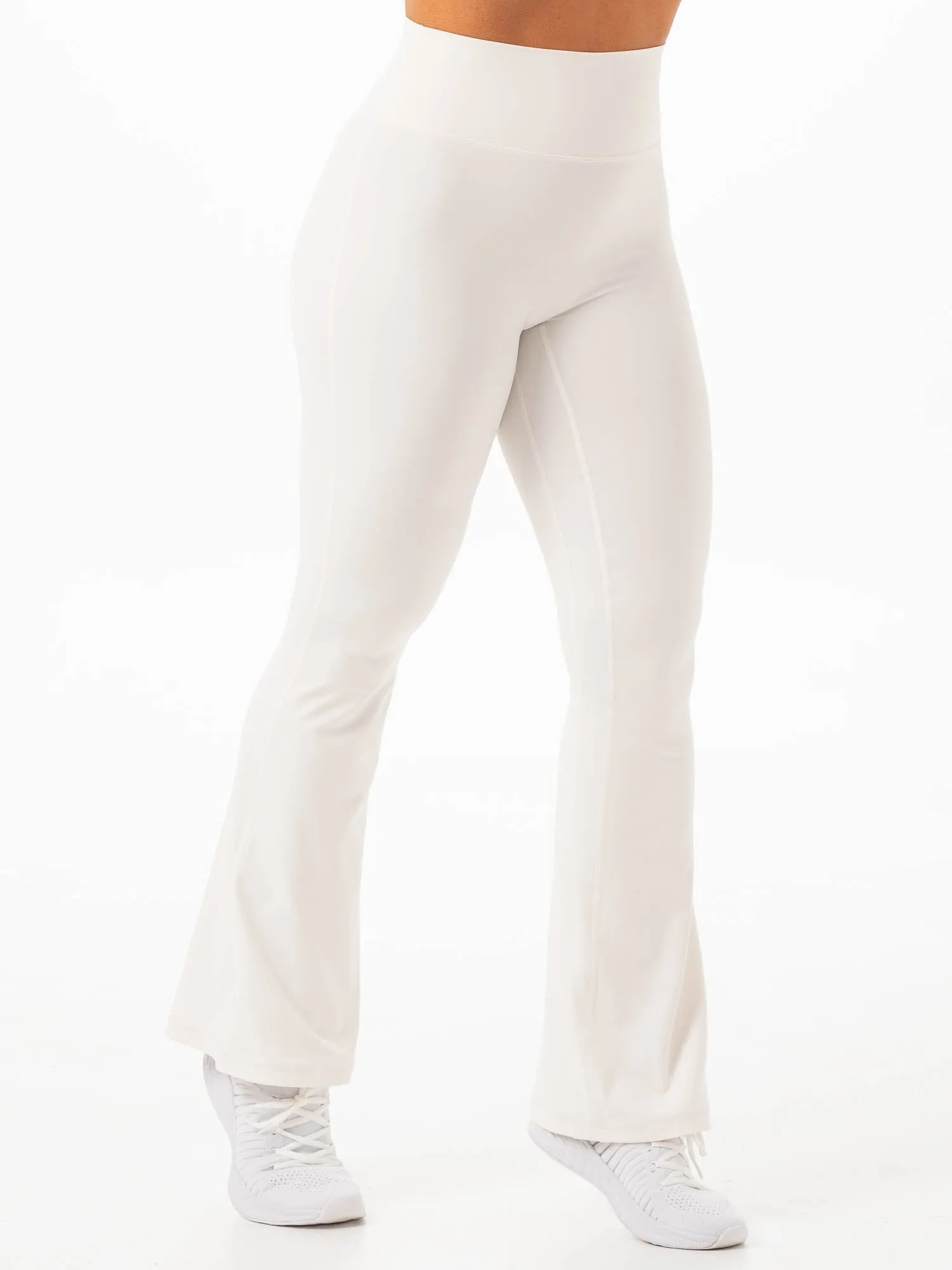 NKD Flared Leggings - Vanilla No Ride Fit RuggedDurability