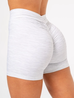 NKD V Scrunch Shorts - Grey Marl Easy Layer