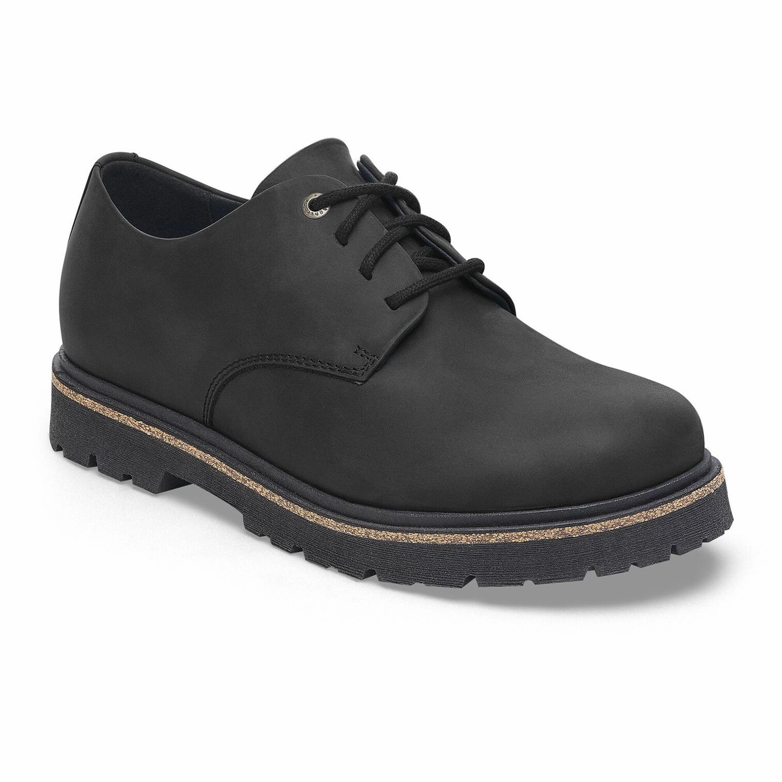 Air Dash Birkenstock Highwood Low Oxford (Men) - Black Oiled Leather