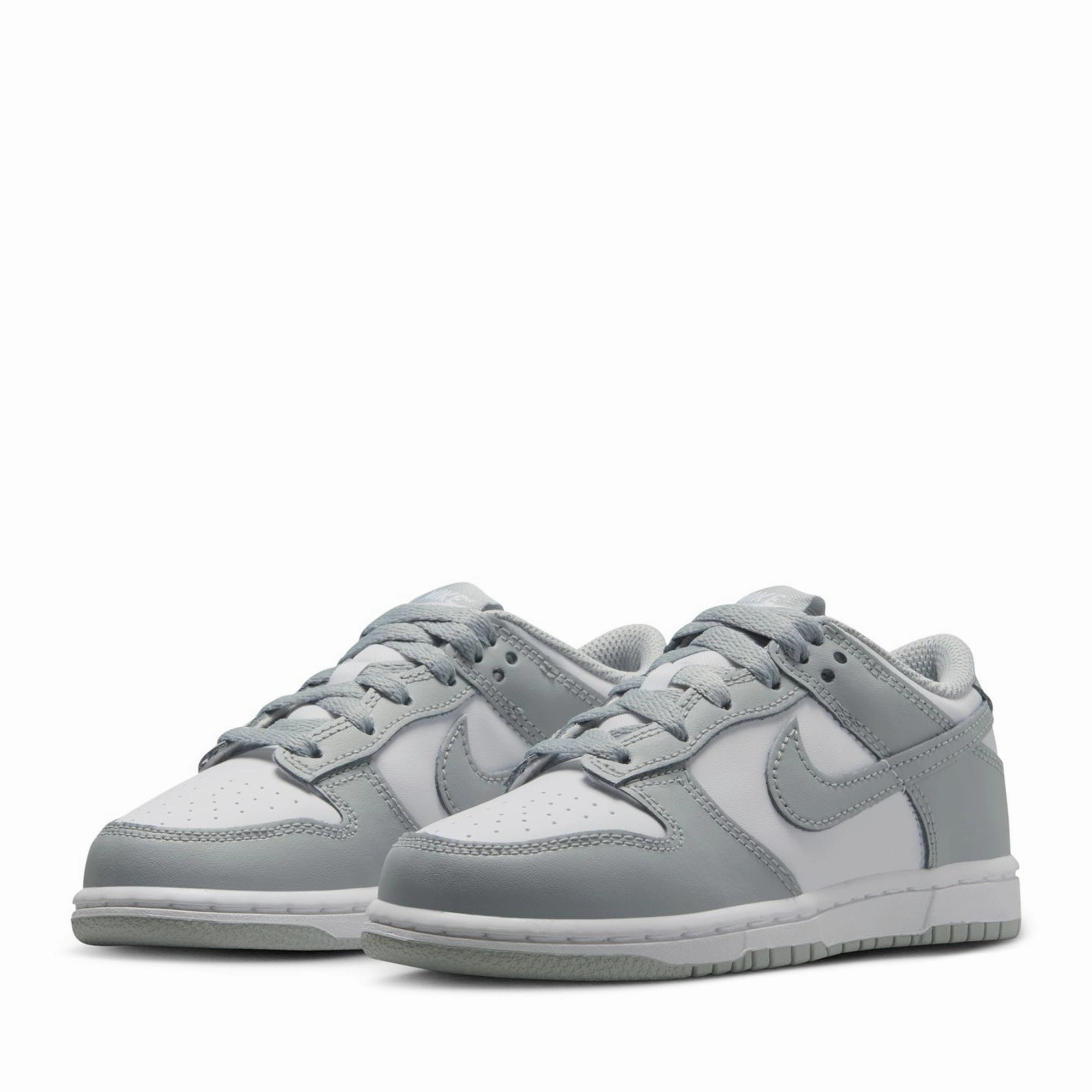 Nike Dunk Low (PS) - White/Light Smoke Grey Season Flex